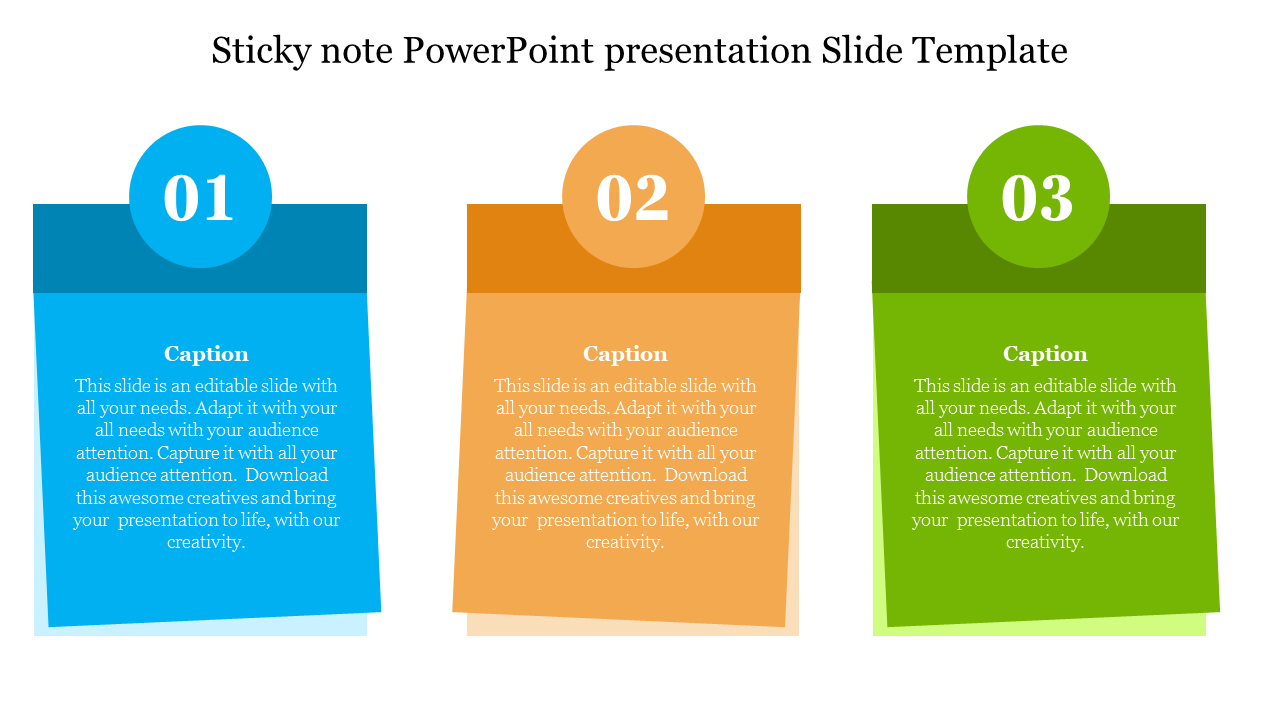 Free - Sticky Note PowerPoint Presentation and Google Slides